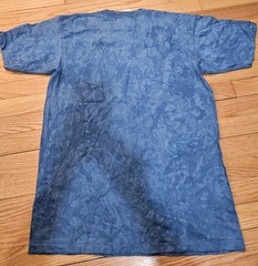 Vintage Andrea Bragg Single Stitch Blue Tie Dye Size Large