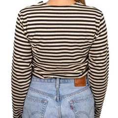 Genuine Russian Marine Telnyashka – 100% Cotton Striped Long Sleeved T-Shirt New