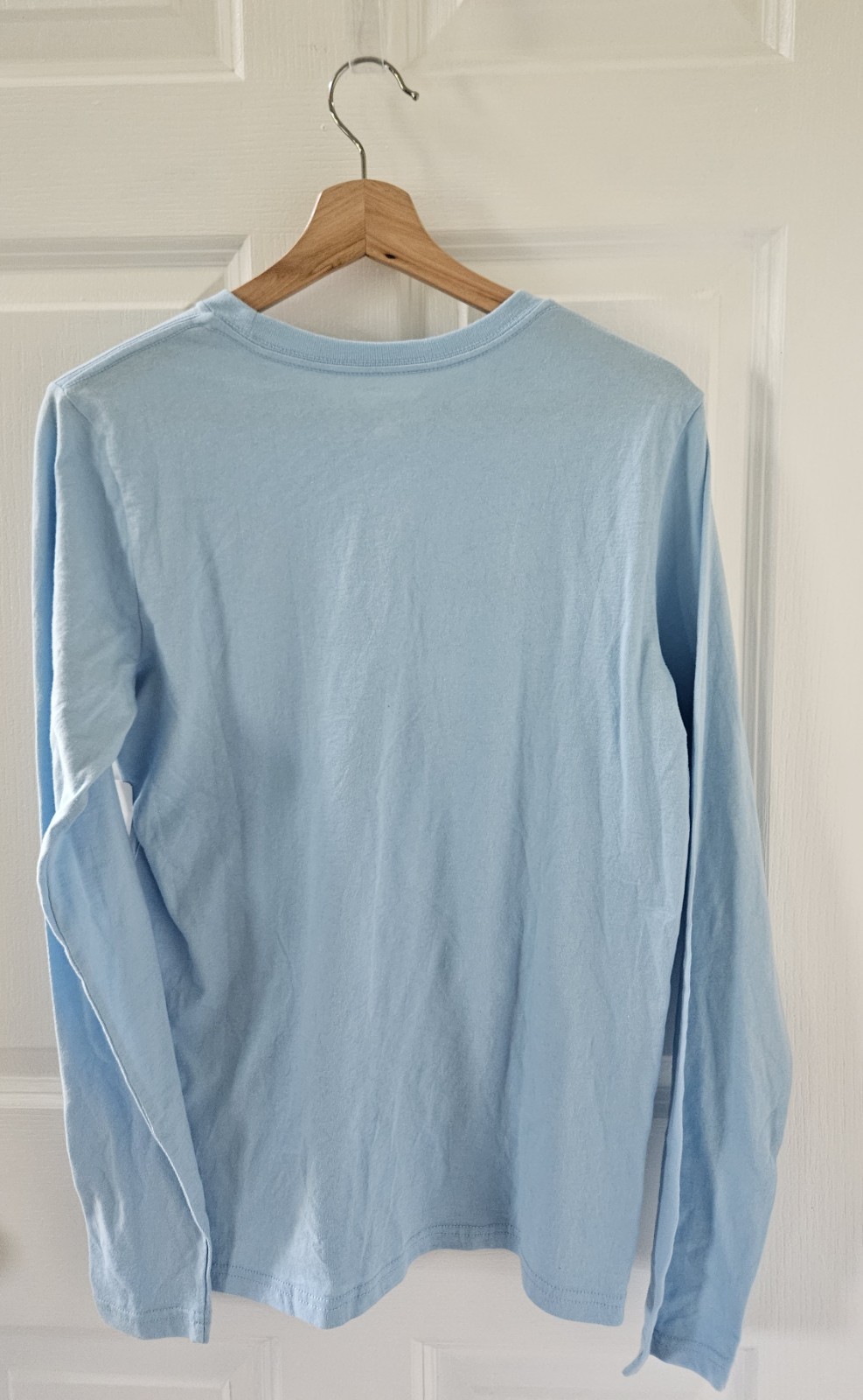 Wrangler Mens Baby Blue Long Sleeve Shirt Size Small gallery