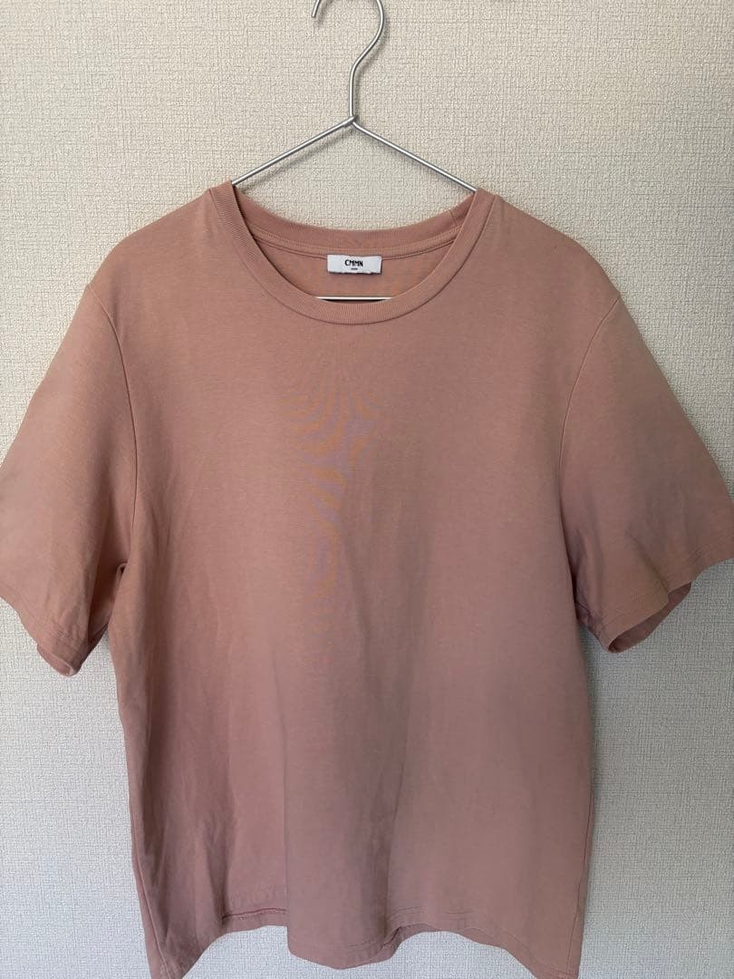 CMMN SWDN Men’s T-Shirt Pink Size L 100% Cotton Short Sleeve