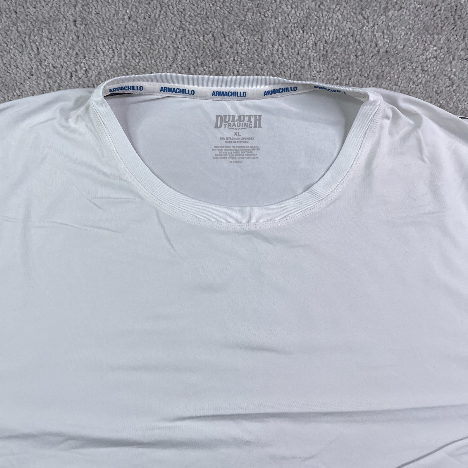 Duluth Trading Shirt Mens XL White Armachillo Cooling Performance Tee Active gallery