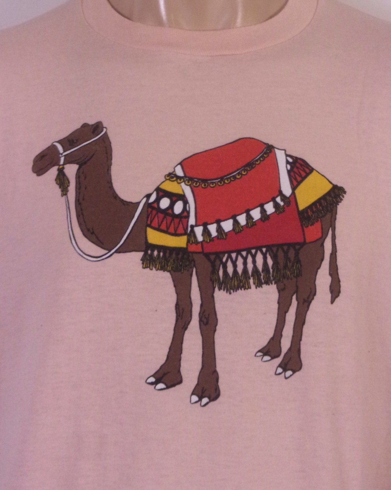 vintage 80s single stitch Camel T-Shirt Sleep Pajama USA soft thin OSFA
