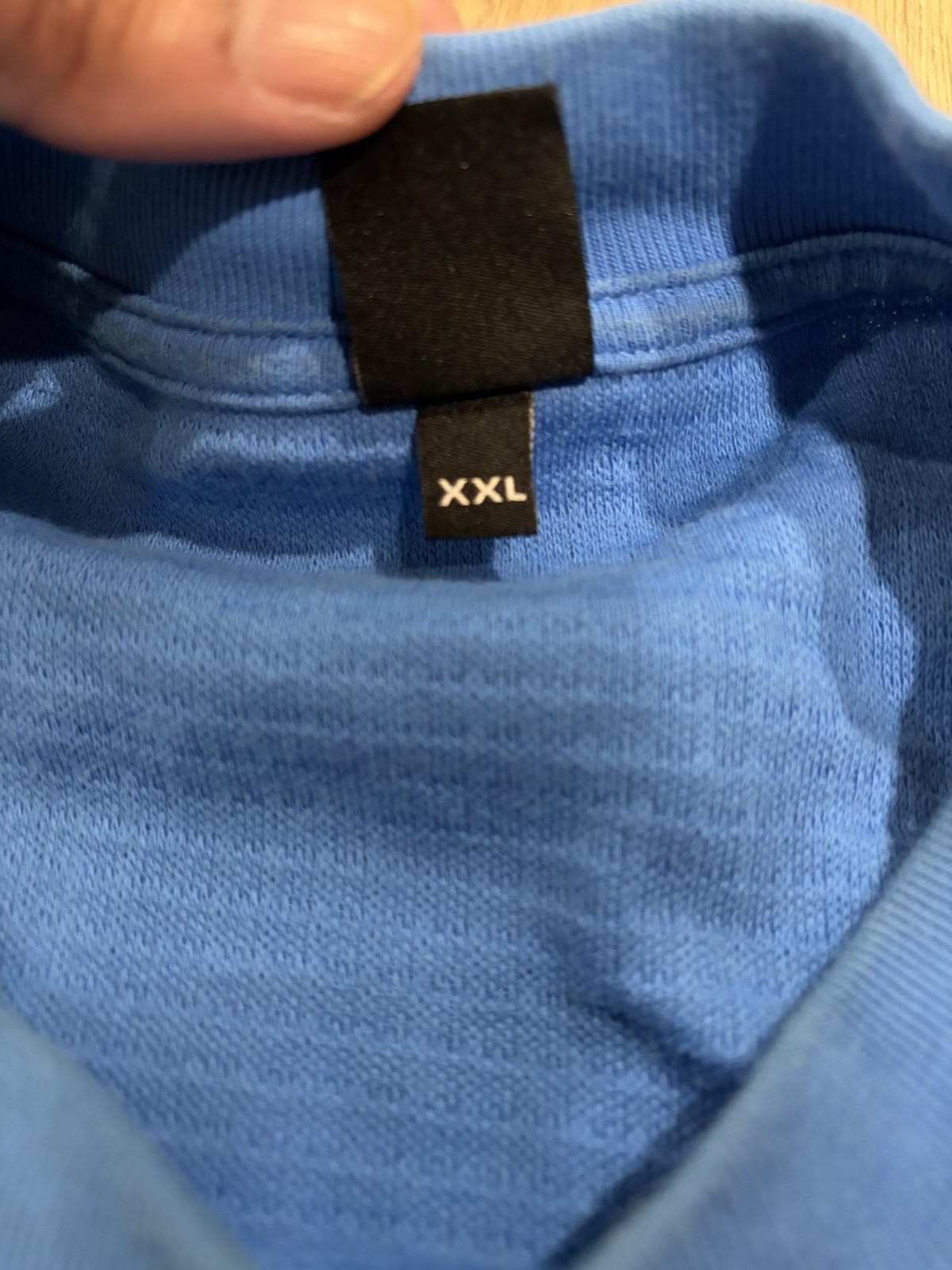 Brain Dead Waffle Knit Mock Neck S/S T-Shirt; Light Blue; Pre-Owned; US XXL gallery
