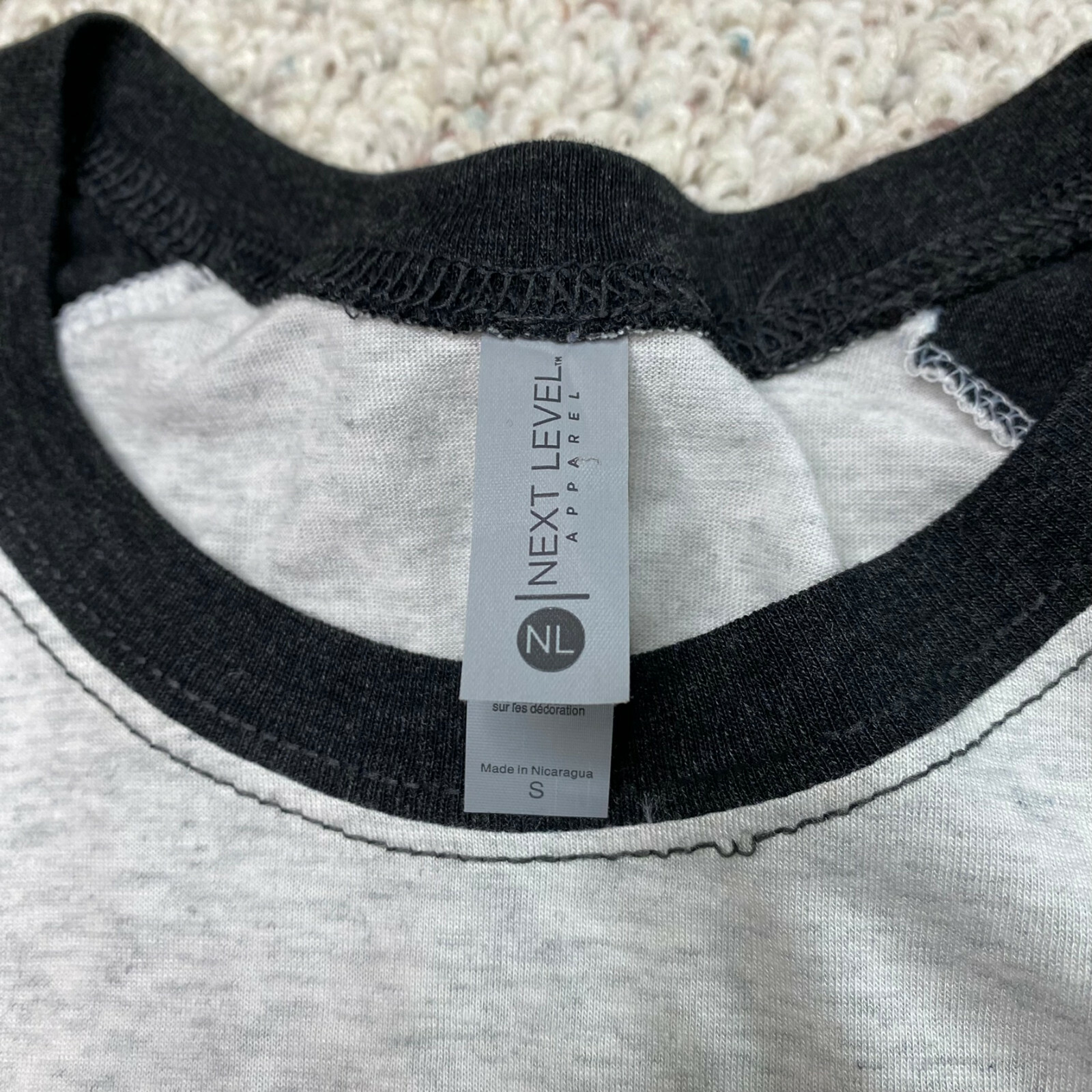 Next Level Top sz S Gray I'd Rather Be Watching the Office NEW Millenialcore gallery