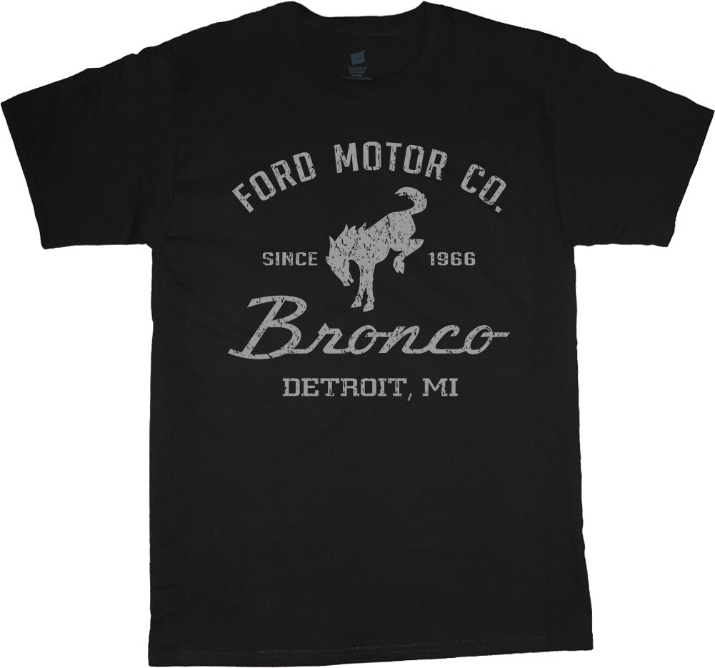 Ford Bronco T-shirt Clothing Bronco Parts Accessories Gifts Mens Graphic Tees gallery
