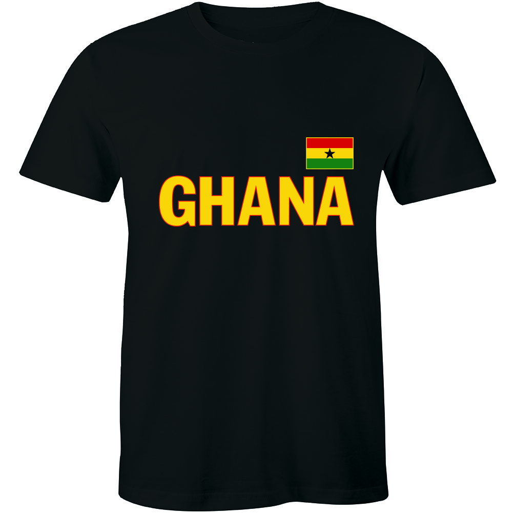 Men’s Ghana Flag T-Shirt Football Africa Cup Of Nations 2019 Vintage Country Tee