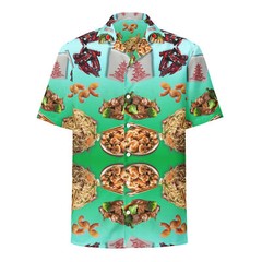 Chinese Take Out – Lightweight Button Up Casual Fun Dress Shirt