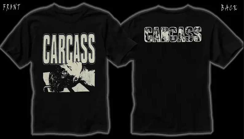 CARCASS Artwork Shirt – Unisex Print Tee – S,M,L,XL,2XL-5XL