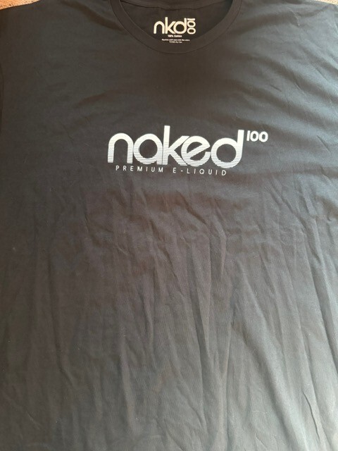 NAKED 100 Brand Logo T-Shirt (Black, 2XL) NEW without Tags gallery