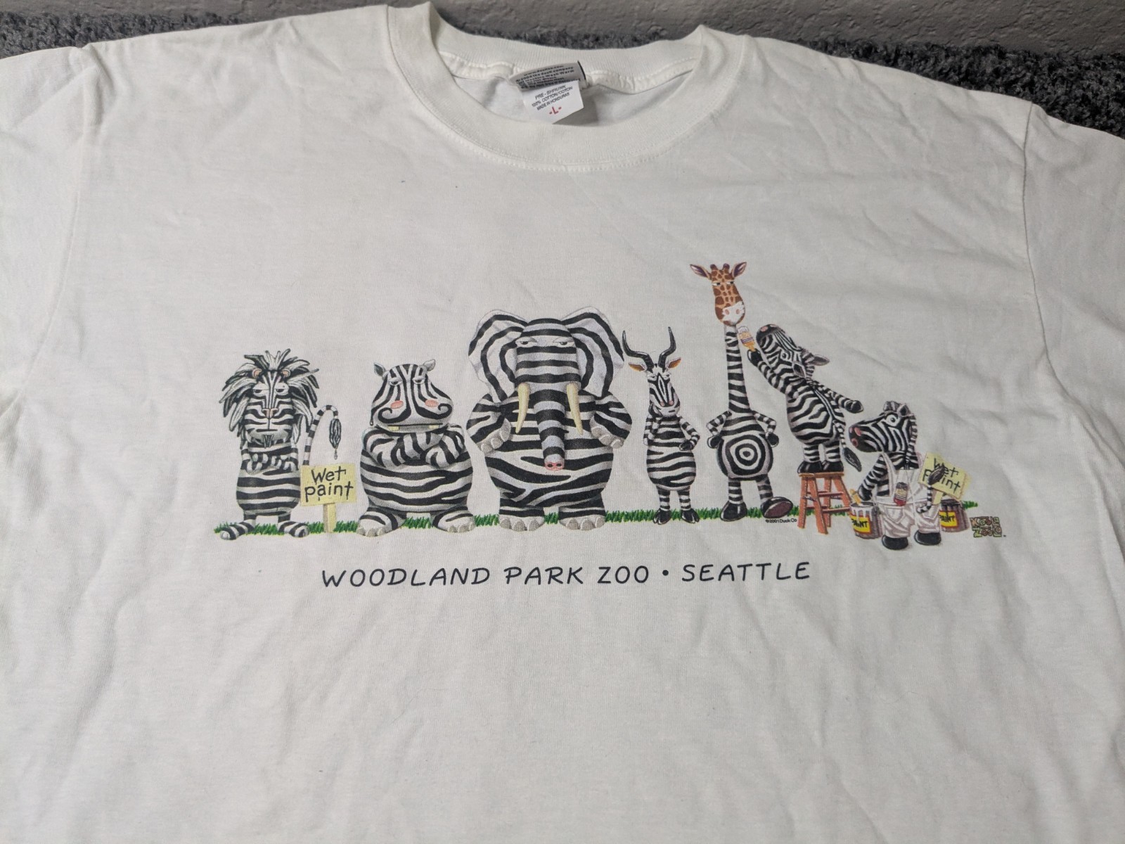 Vintage The Duck Company T Shirt Men's L Woodland Park Zoo Seattle Short Sleeve gallery