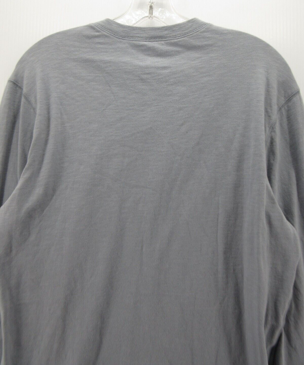 J Crew Shirt Men Medium Gray Henley Pullover T Tee Casual Preppy Knit Cotton gallery