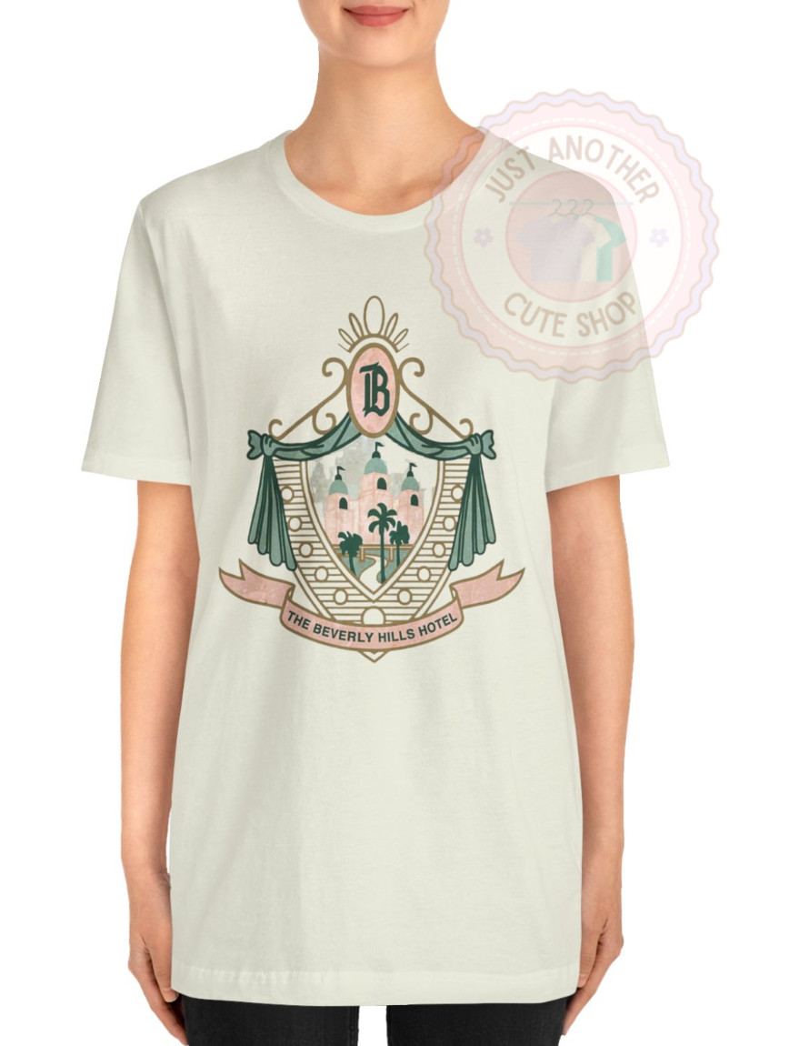 Vintage Beverly Hills Hotel T-Shirt ♡ Pink Palace Logo! California Retro Tee! gallery