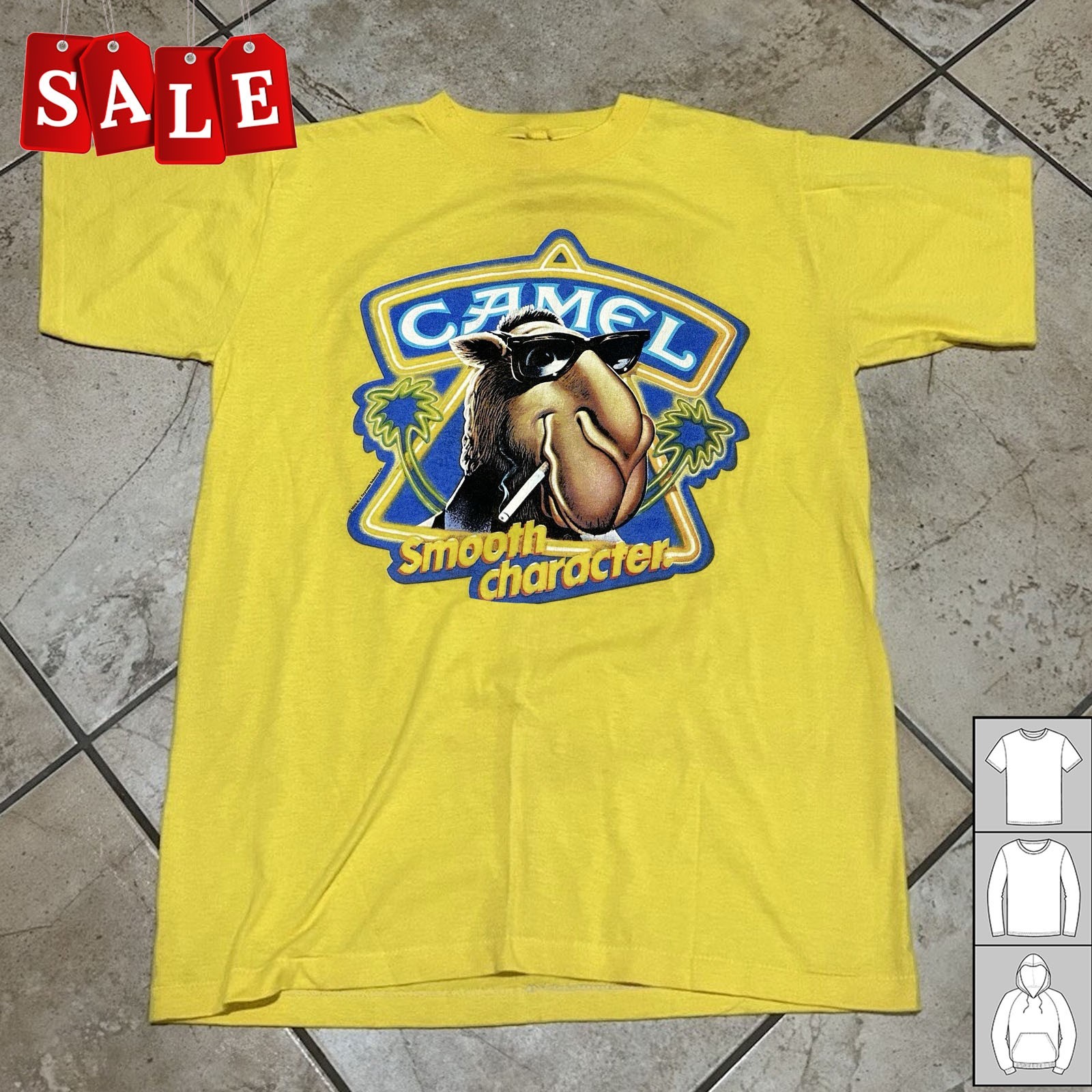 Vintage 80s Camel Cigarettes Pocket Gift For Fans Unisex All Size T-Shirt MD268 gallery
