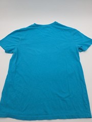 Express Jersey T-Shirt Men Medium V-Neck Blue Solid.#43665
