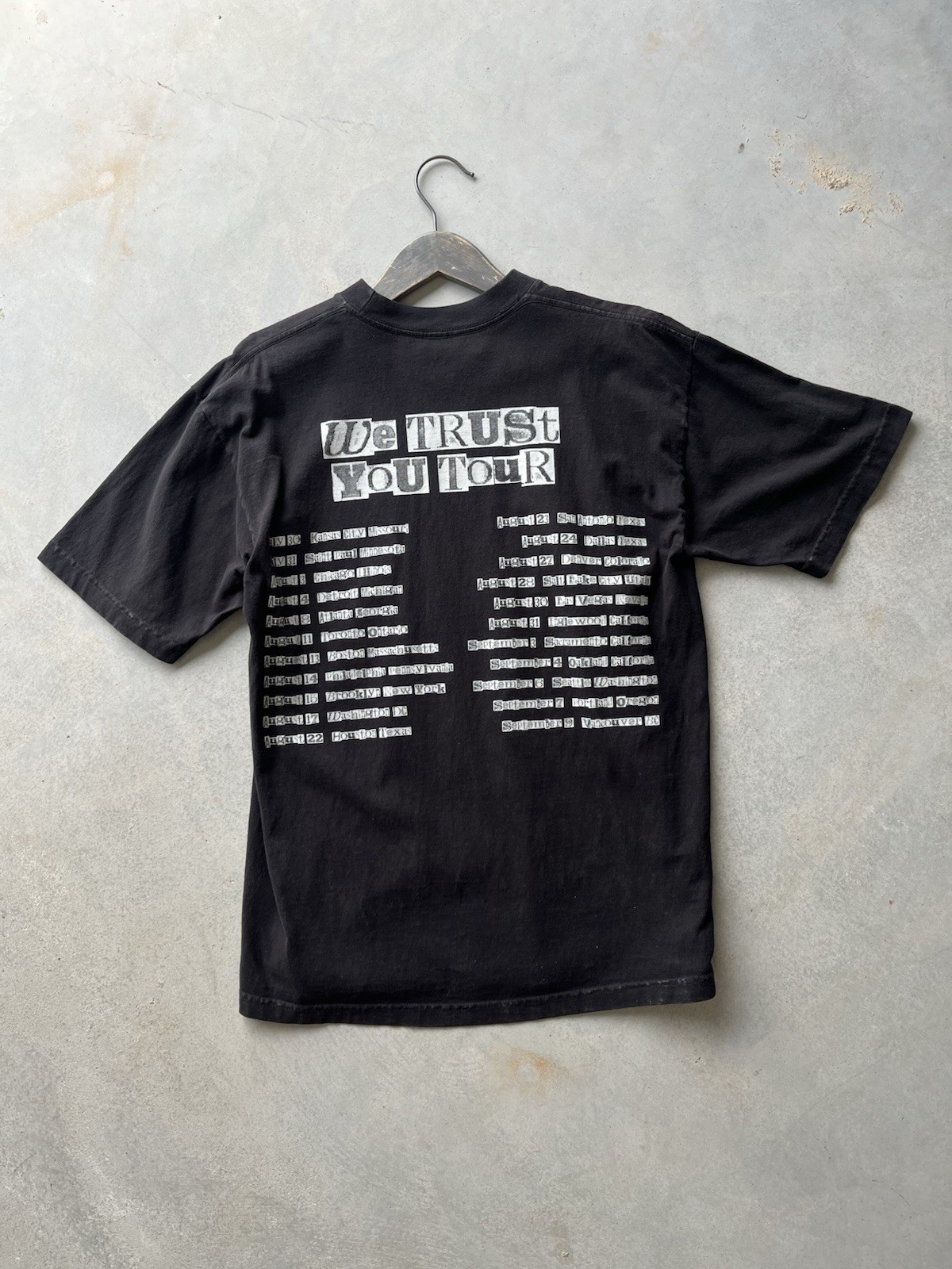 Future X Metro Boomin T-Shirt Mens XL. Free Bands Concert Tee We Trust You Tour gallery