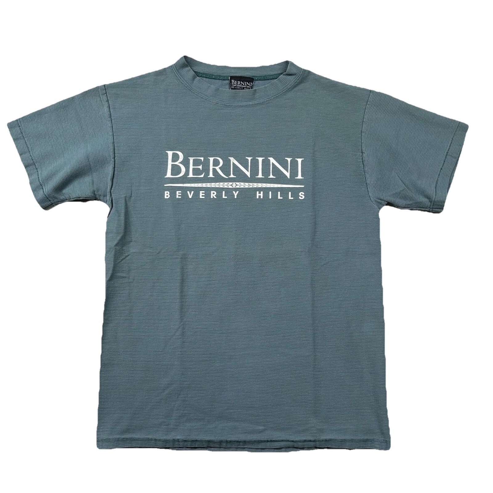 Vintage Bernini Shirt Mens M Beverly Hills California Fashion Designer Store 90s gallery