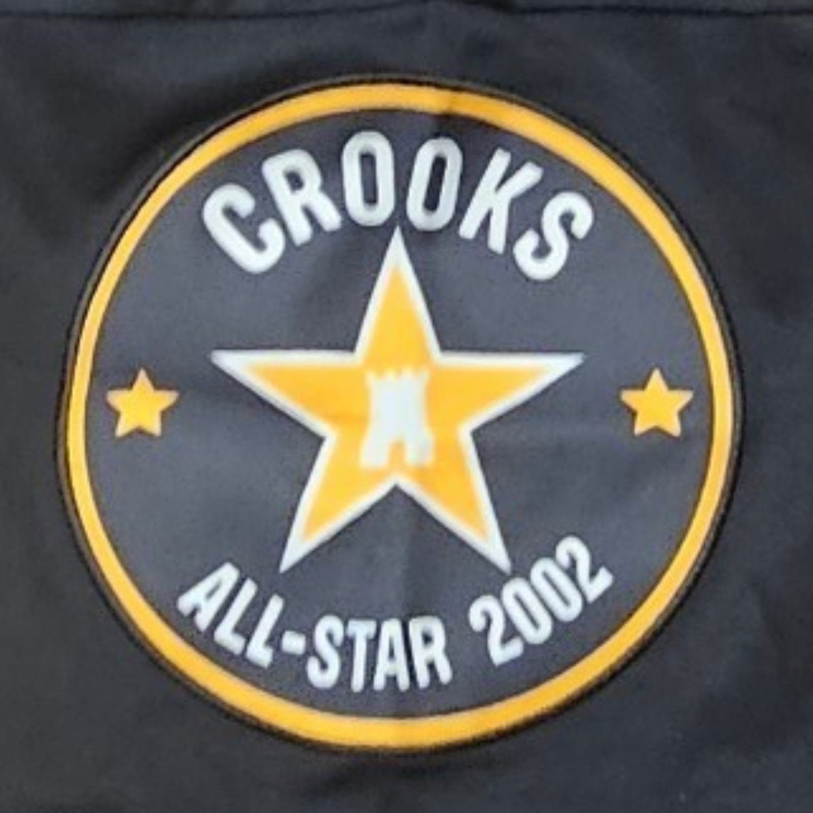 Crooks & Castles Crooks Football League Drop Shoulder Men Heavy Tee Black Size L gallery