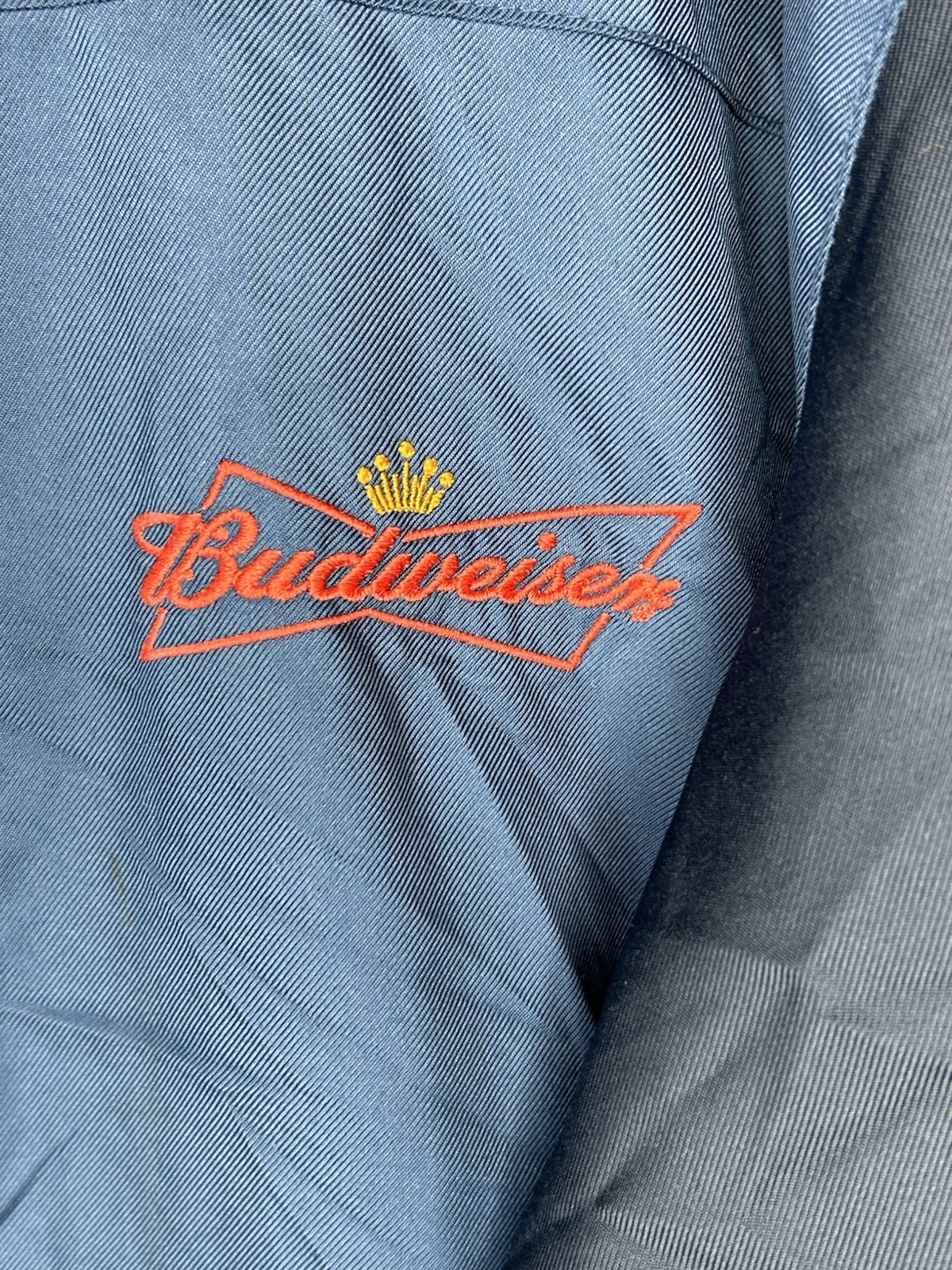 Men's Port Authority 3XLarge Navy Employee Budweiser Windbreaker Hooded Jacket gallery