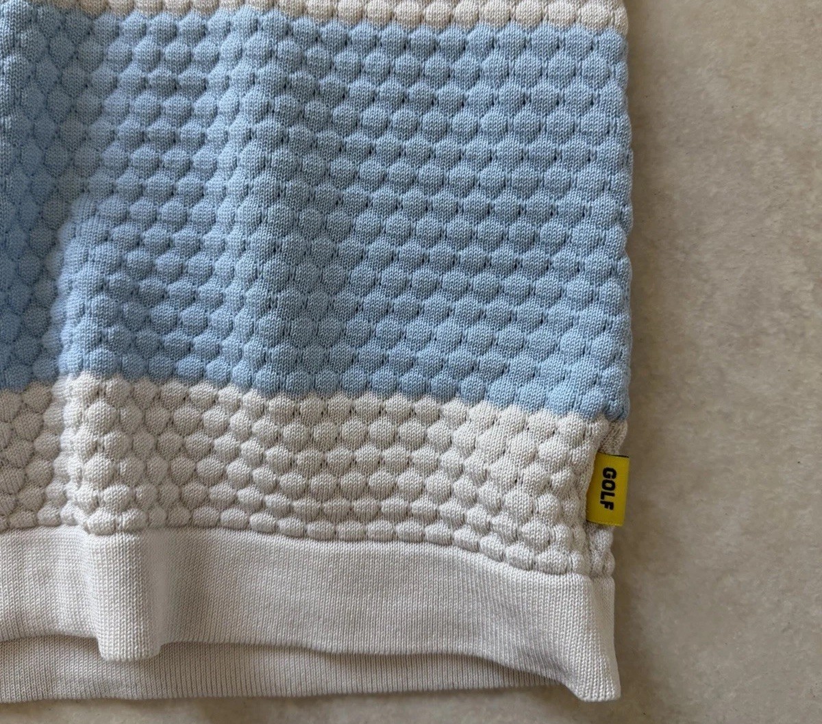 GOLF WANG scale knit top (starlight combo) from the SS23 Collection gallery