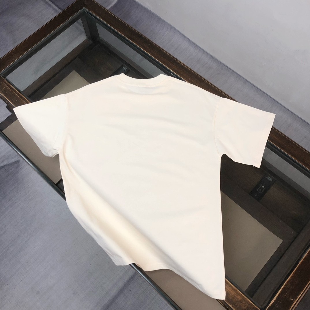 Moncler Unisex Oversized White Classic Crew-Neck Short-Sleeve Shirt M gallery