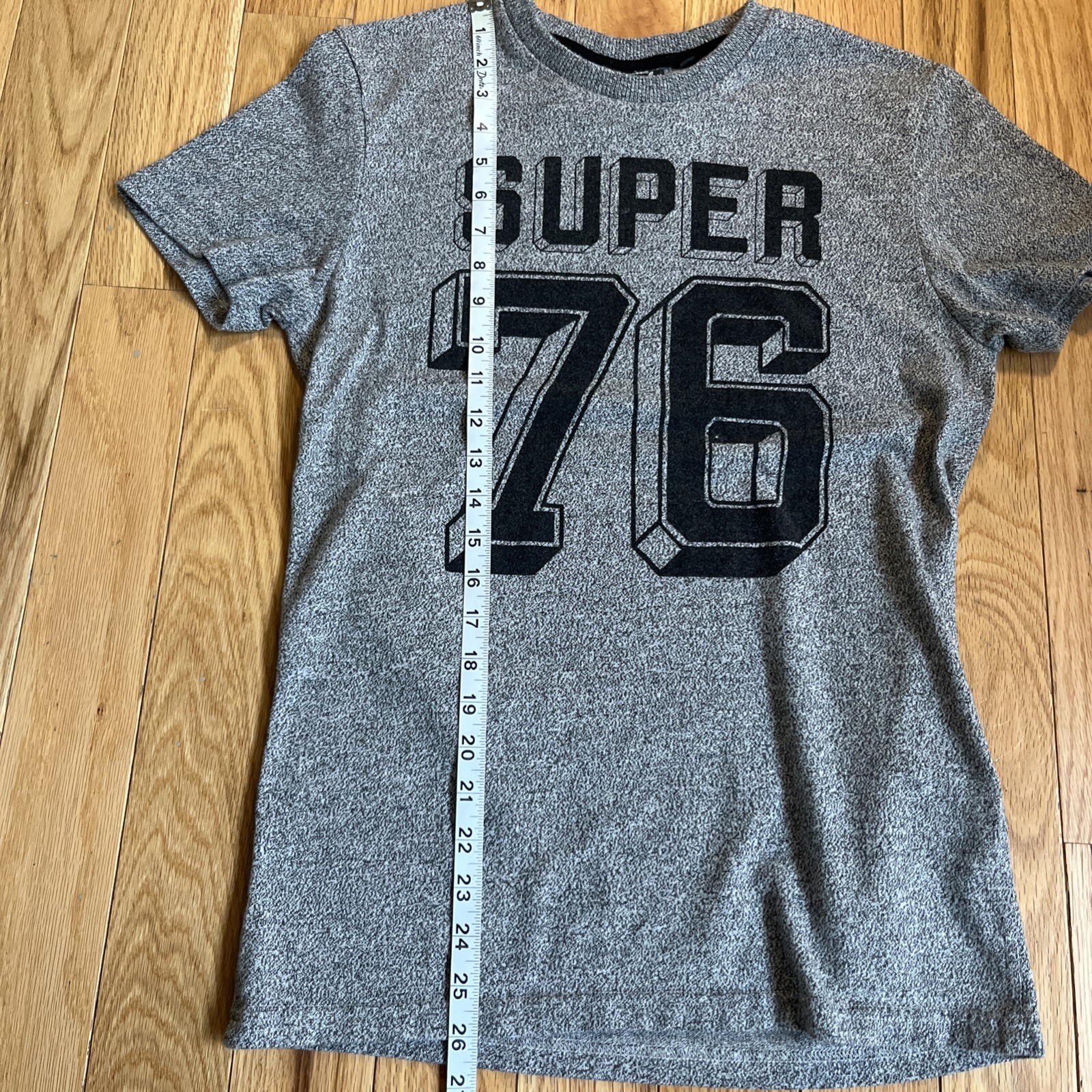 The Classic Superdry Comets T-Shirt Men’s Gray Vintage Goods Co Size Medium Knit gallery