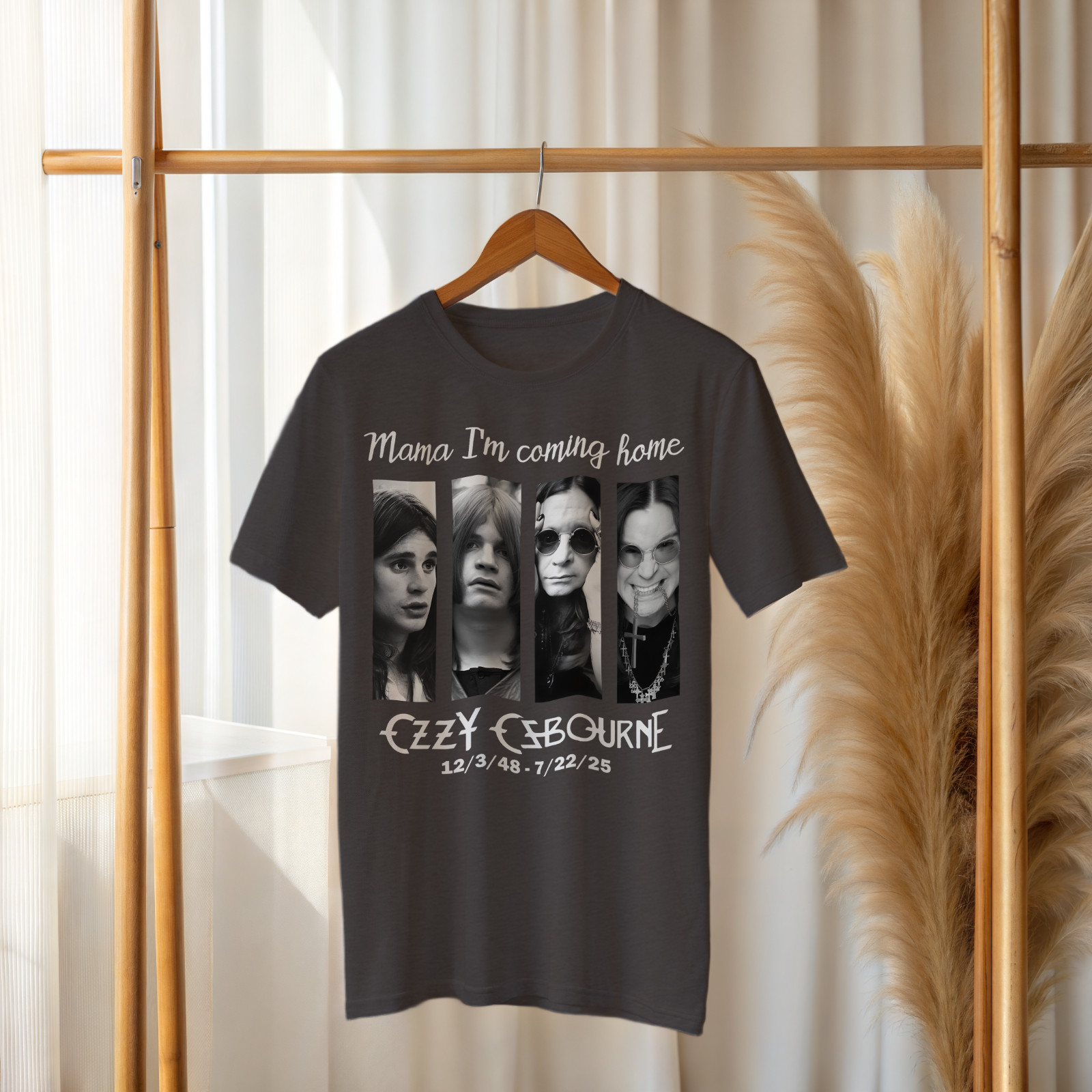 Ozzy Osbourne Tribute T-Shirt – Mama I’m Coming Home Graphic Tee A235 gallery