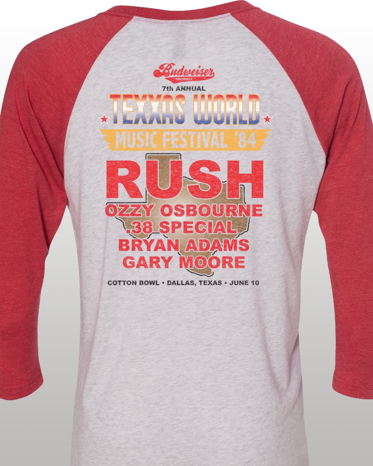 Texxas Jam 1984 Vintage Tour Jersey Shirt FREE S&H Texxas World Music Festival gallery