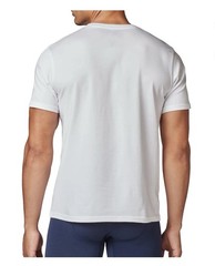 6-Pack WRANGLER Men’s Size 2XL Stretch Crew Tees Short Sleeve Cotton • White