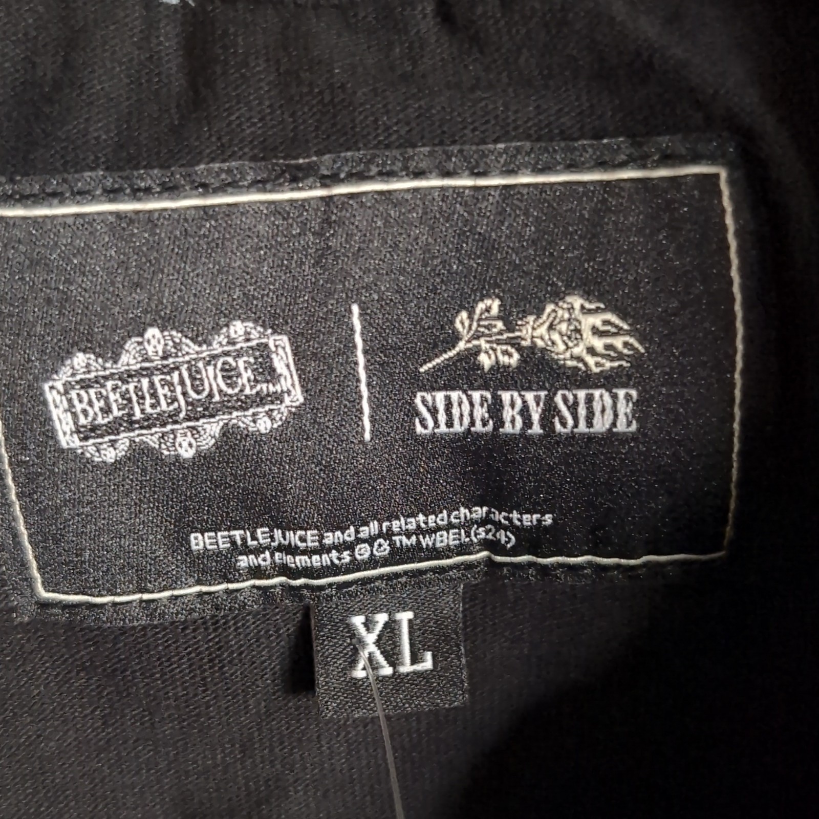 Civil Regime Beetlejuice Black Graphic Logo Crew Neck Short Sleeve T-Shirt XL gallery