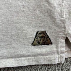 VINTAGE Bugle Boy Shirt Mens Extra Large Beige Heather Cotton Blend Casual 90s