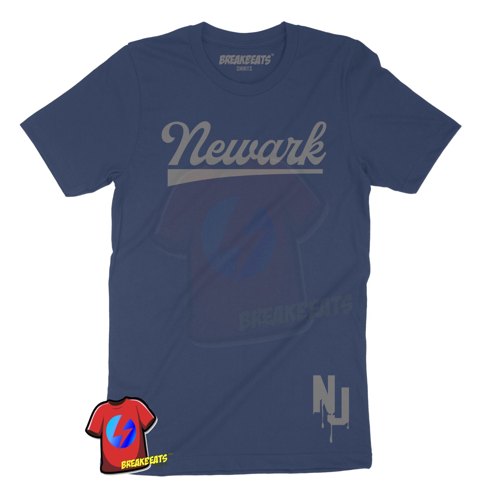 Newark NJ Brick City New Jersey Graphic Design Unisex Men's T Shirt gallery
