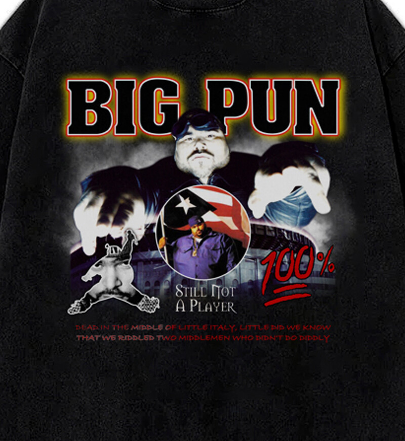 BIG PUN Vintage 90s Style Graphic Not A Player Hip Hop Men T-Shirt gallery
