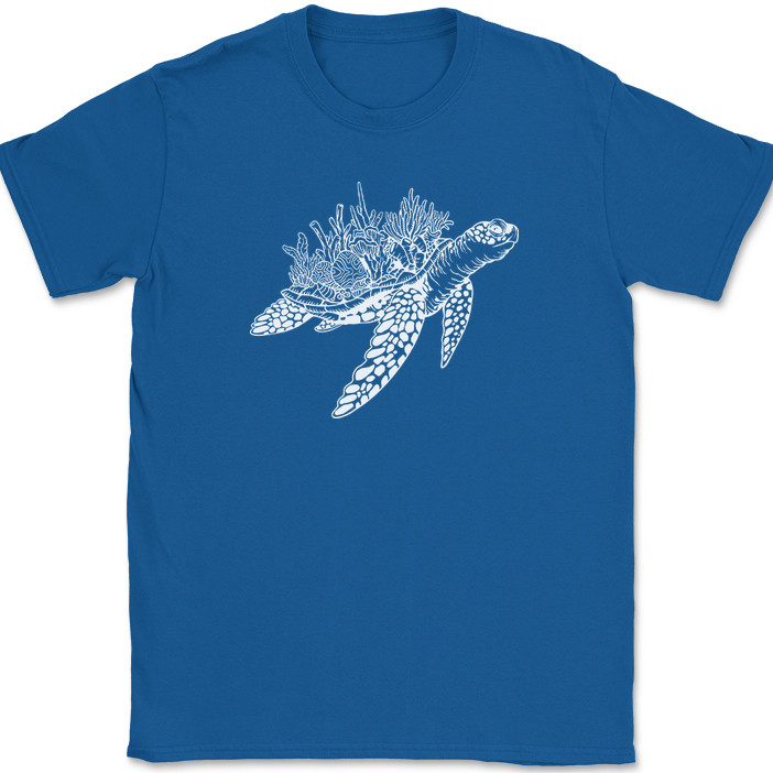 Turtle Coral Shell T-Shirt Funny Humor Novelty Tee gallery