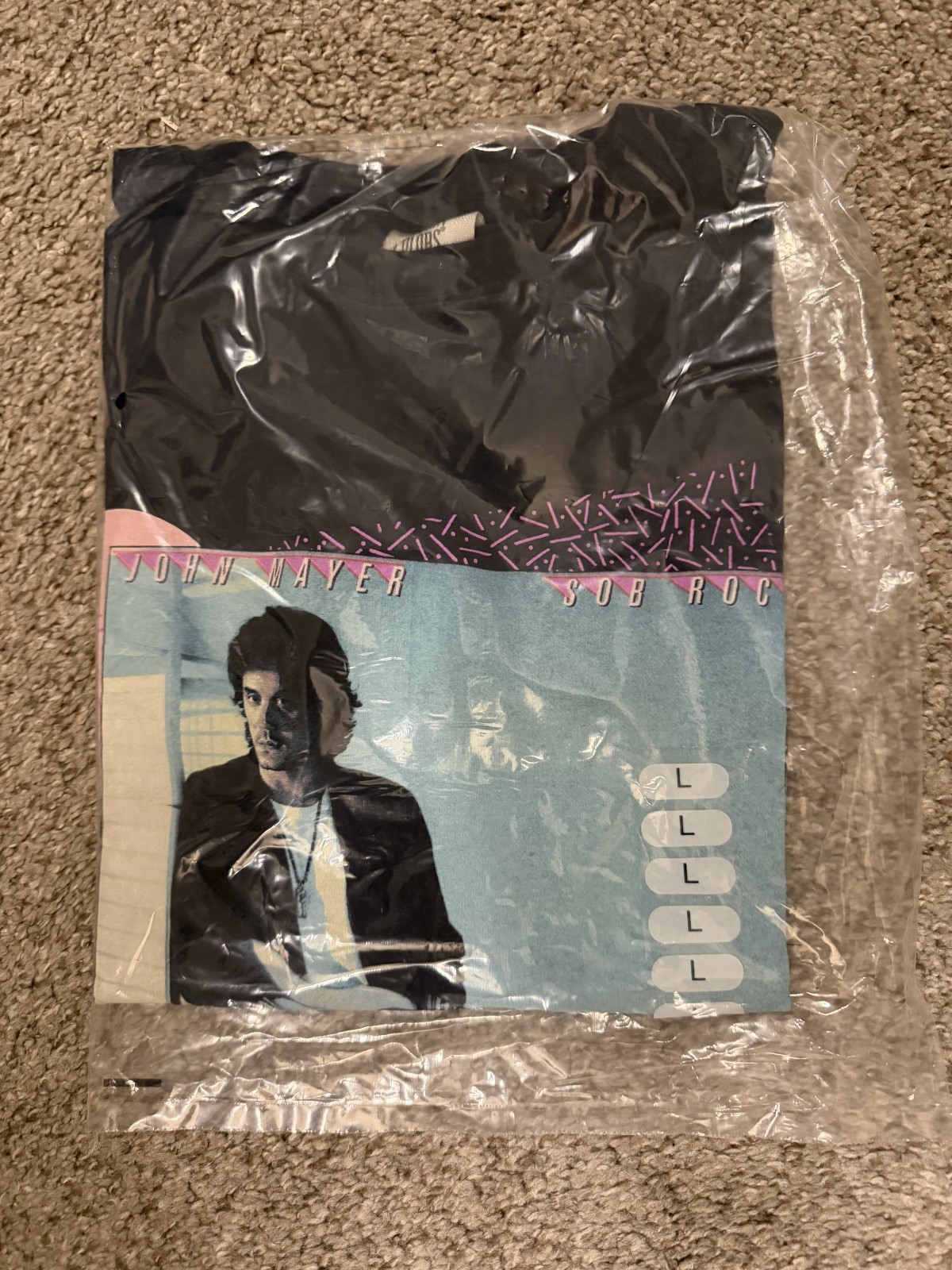 John Mayer Sob Rock Tour T Shirt Tee Album Release from Shop Size L Large Sealed gallery