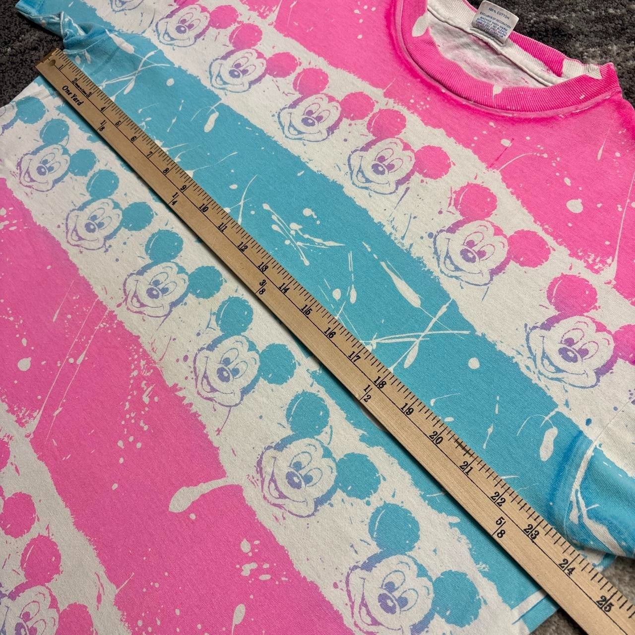 Vintage Mickey Mouse Shirt Mens OSFA XL 90s Disney Character Fashions Tie Dye gallery