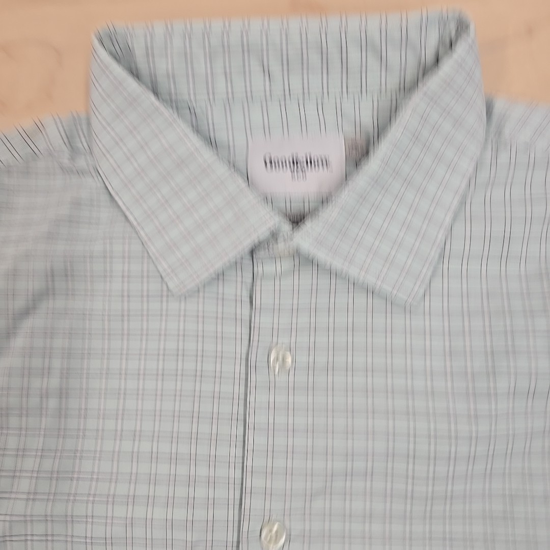Men Goodfellow & Co Long Sleeve Stretch-Collar Button-Down Shirt Size 17-17.5 gallery