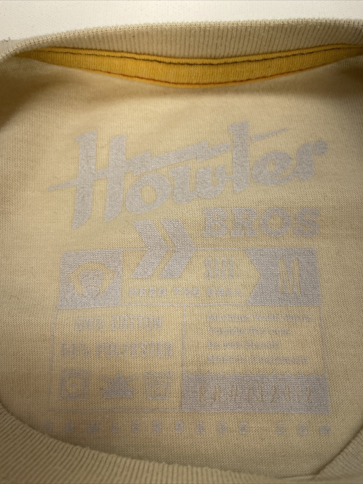 Howler Brothers Heed The Call 50 Poly 50 Cotton T-shirt Men’s M Tan Monkey gallery