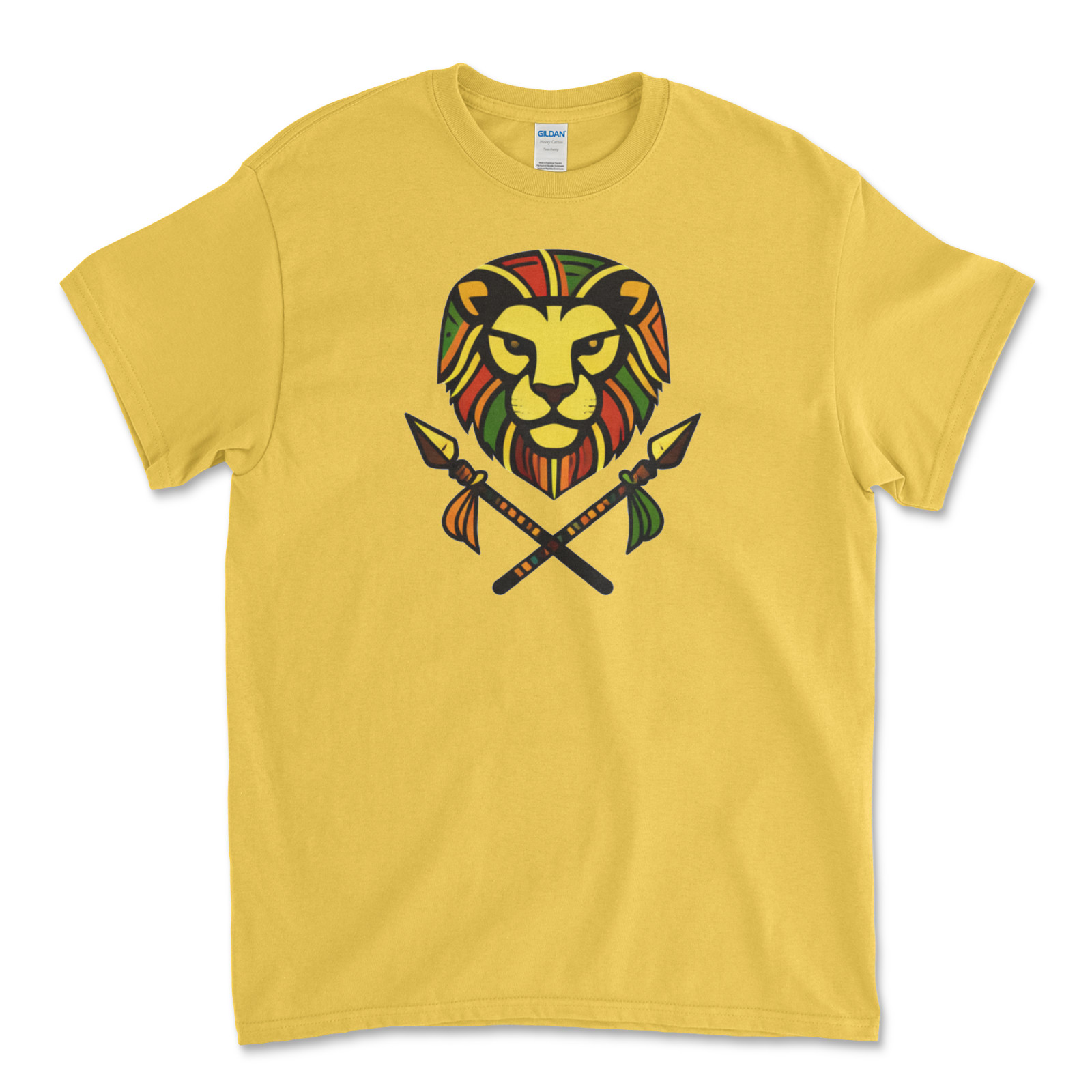 Custom T-Shirt African Lion/ Unisex Soft Style T-Shirts, Gildan Heavy- Cotton gallery
