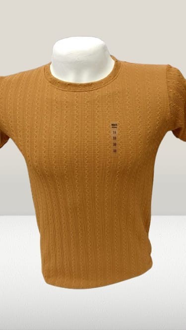 Texture Knit Fabric T shirts, Size M, L, XL gallery