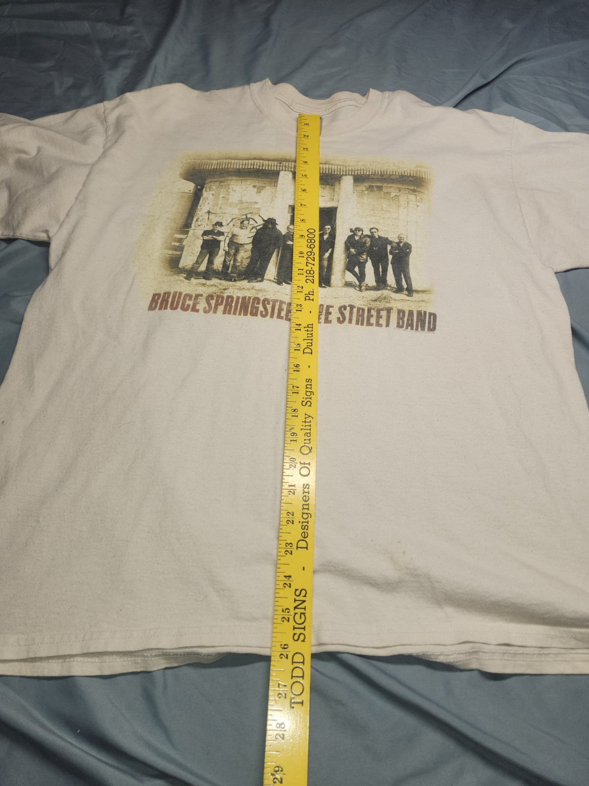 Vintage Bruce Springsteen 2007 Band T Shirt size XL Rock N Roll Jerzees Tag gallery