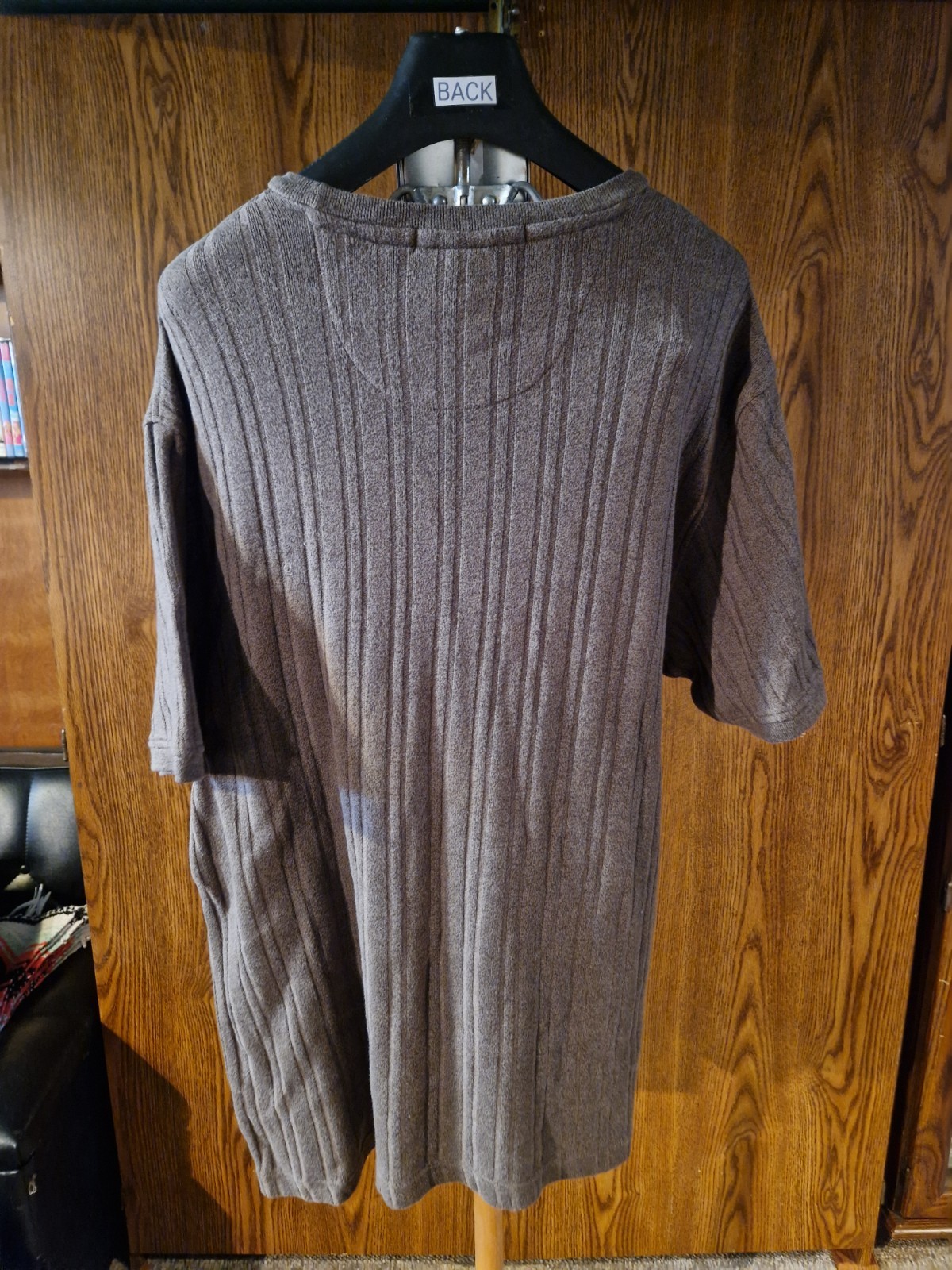 Perry Ellis Brown Short Sleeve Knit Crew Neck Cotton Tencel Men's T-Shirt XXL gallery
