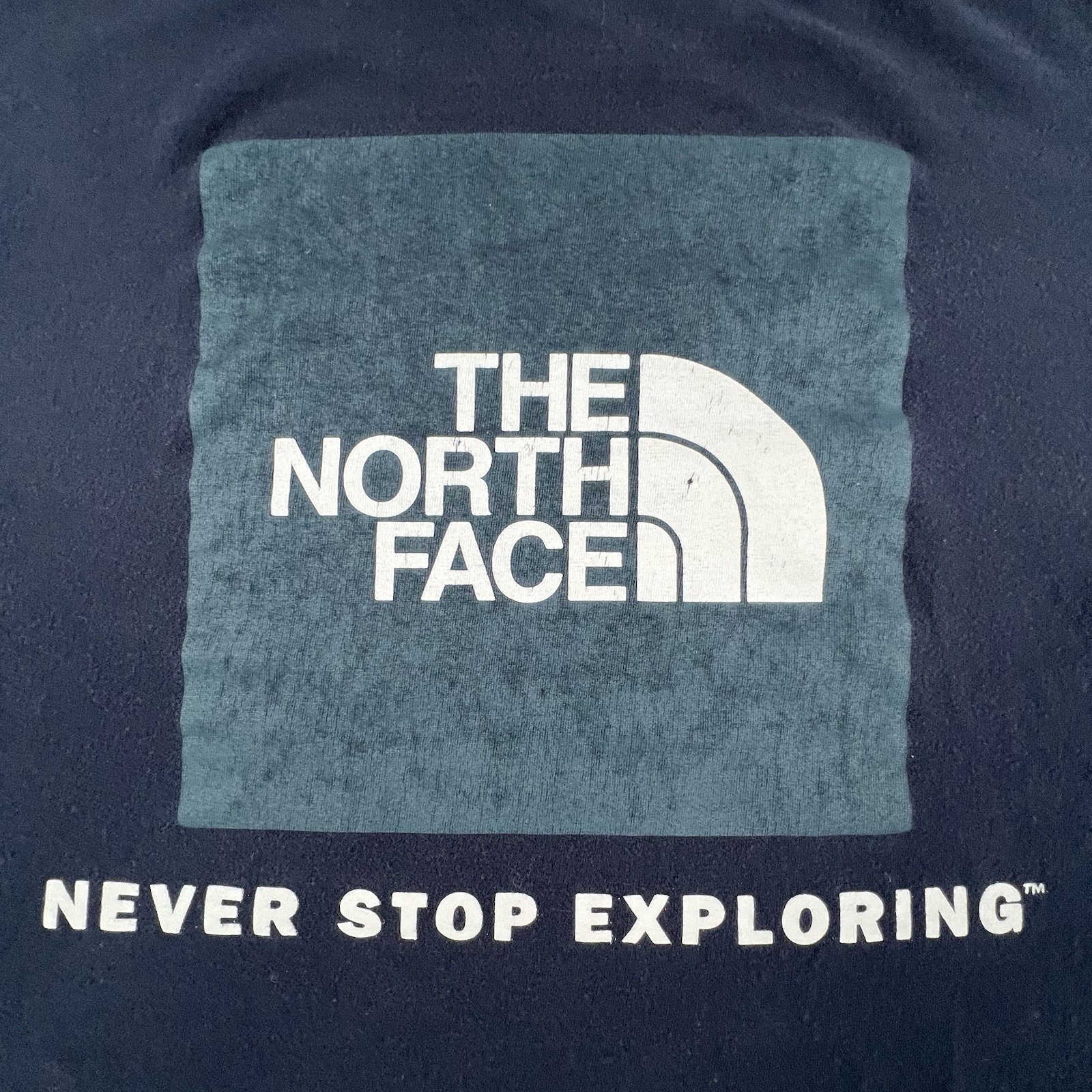 The North Face Men’s Long-Sleeve Half Dome Tee in Navy Blue Size Extra Large