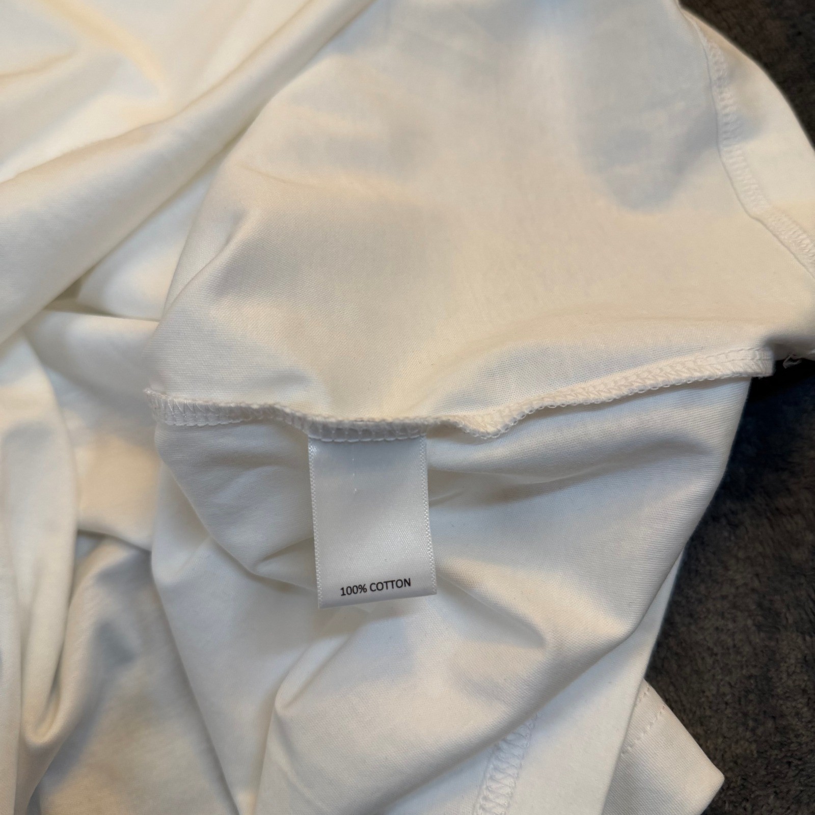 Murano Liquid Luxury Mock Neck Shirt Mens 4XB White Big and Tall Cotton gallery