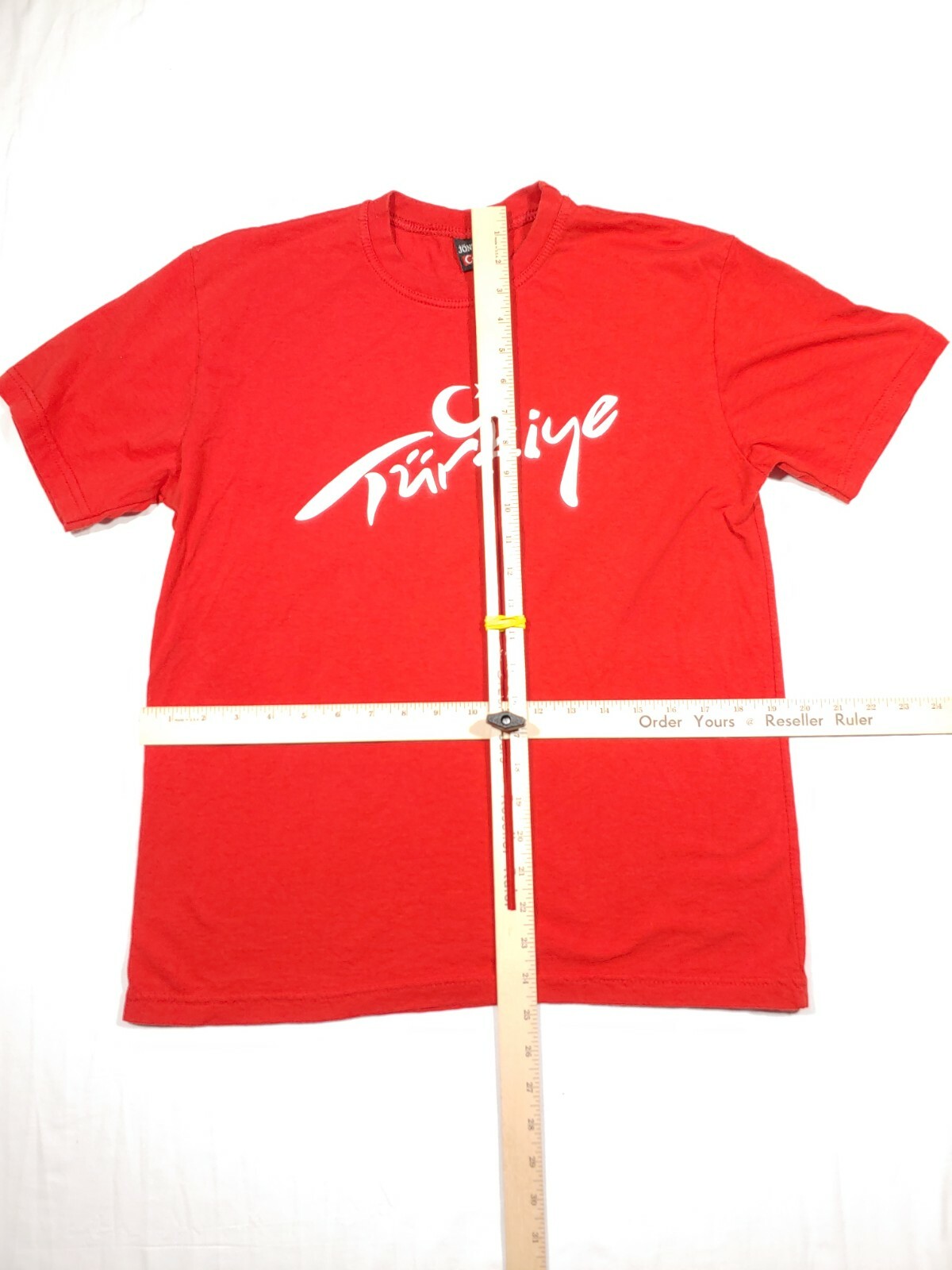 Turkiye T Shirt Mens Small Red Turkey Turkish Flag National Team Moon Pride EUC gallery