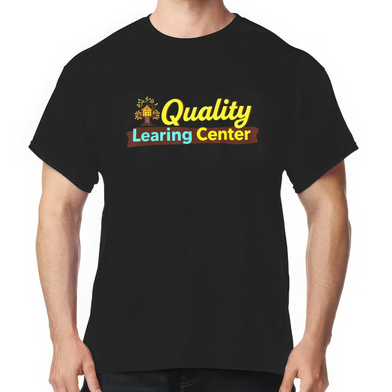Quality Learning Center School Quote T-Shirt for Adults, S-5XL Unisex Cotton Tee gallery