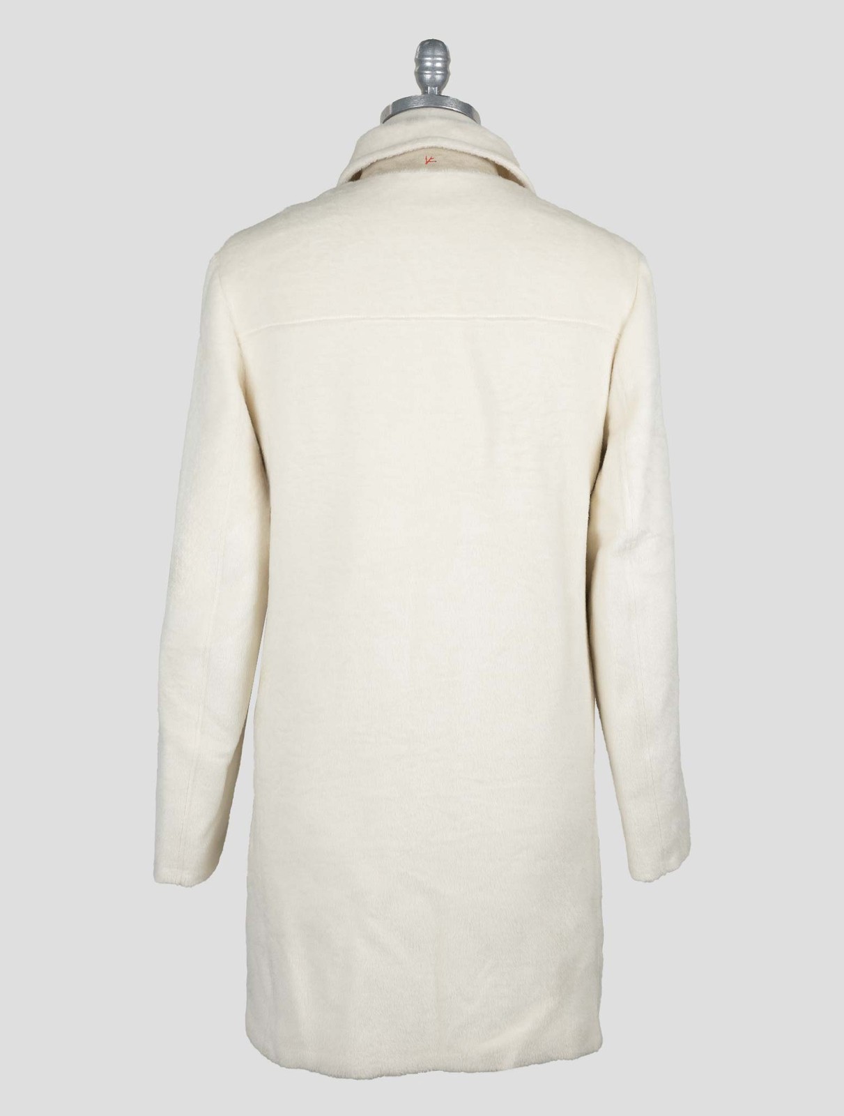 NEW ISAIA WHITE ALPACA WOOL OVERCOAT US 46 - EU 56 I22 gallery