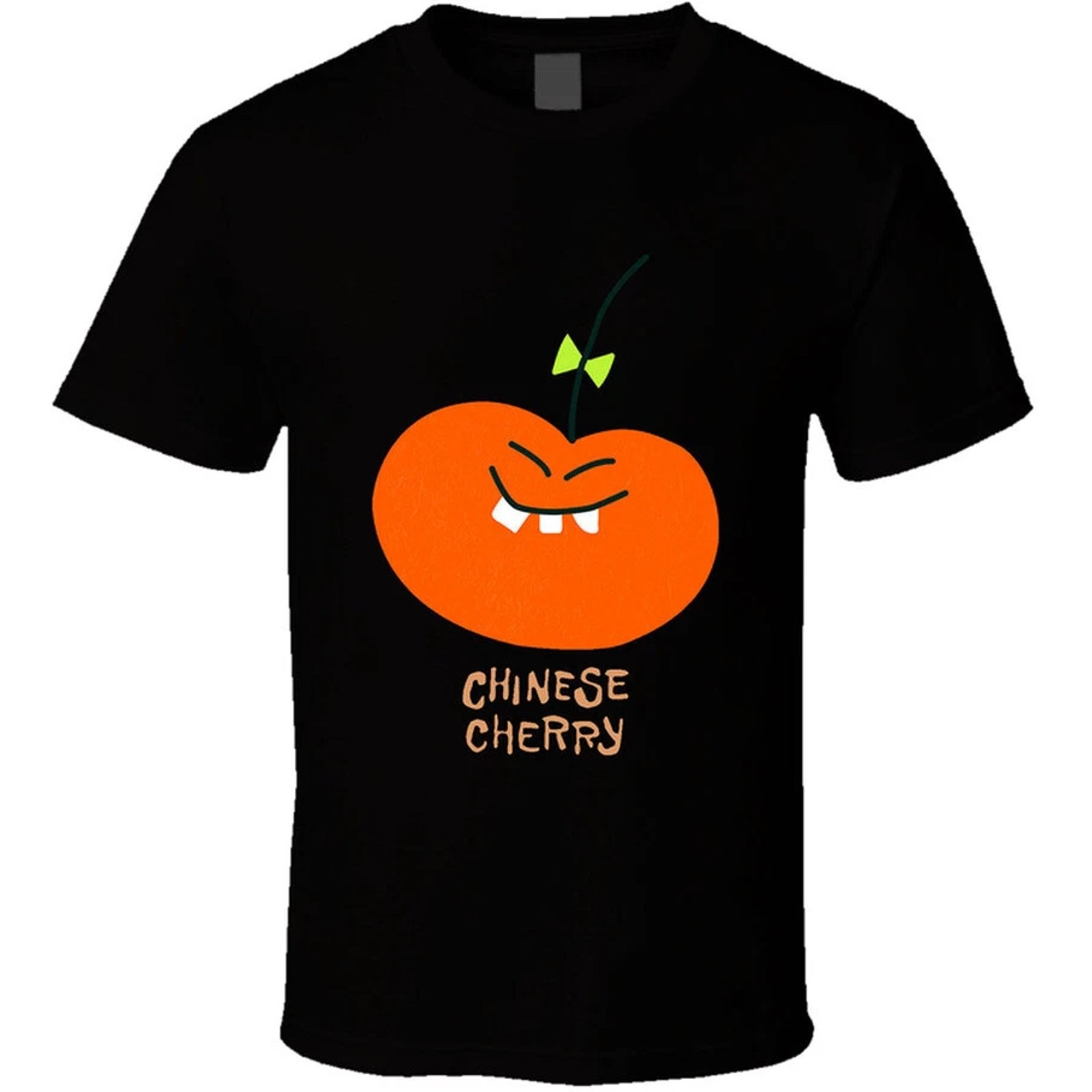 Funny Chinese Cherry Drink Mix Graphic Tee Mens Cotton Vintage Gift