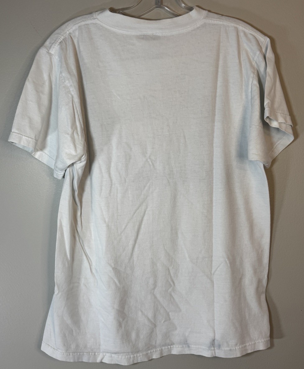 Hard Rock Cafe Las Vegas Tee Shirt Men’s Medium White Logo Travel Short Sleeve gallery