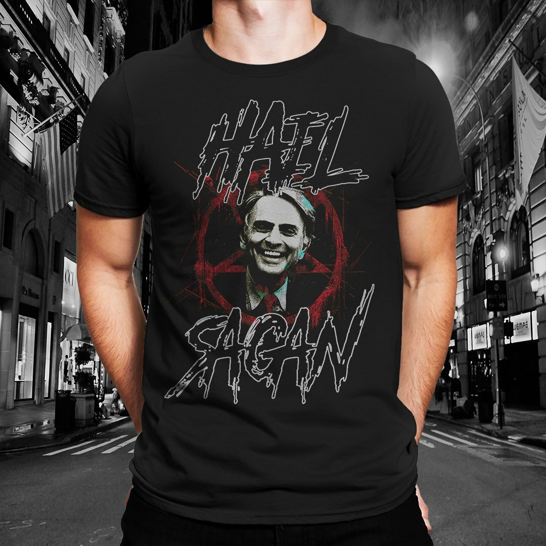 Carl Sagan "Hail Sagan" Tee gallery