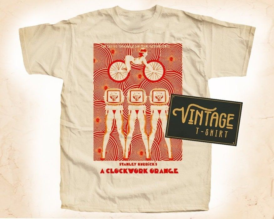 Vintage  A Clockwork Orange V1 T Shirt Full Size S-5XL ZL881